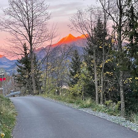 Charmant Appartement Au Vagabond Leysin Bagian luar foto